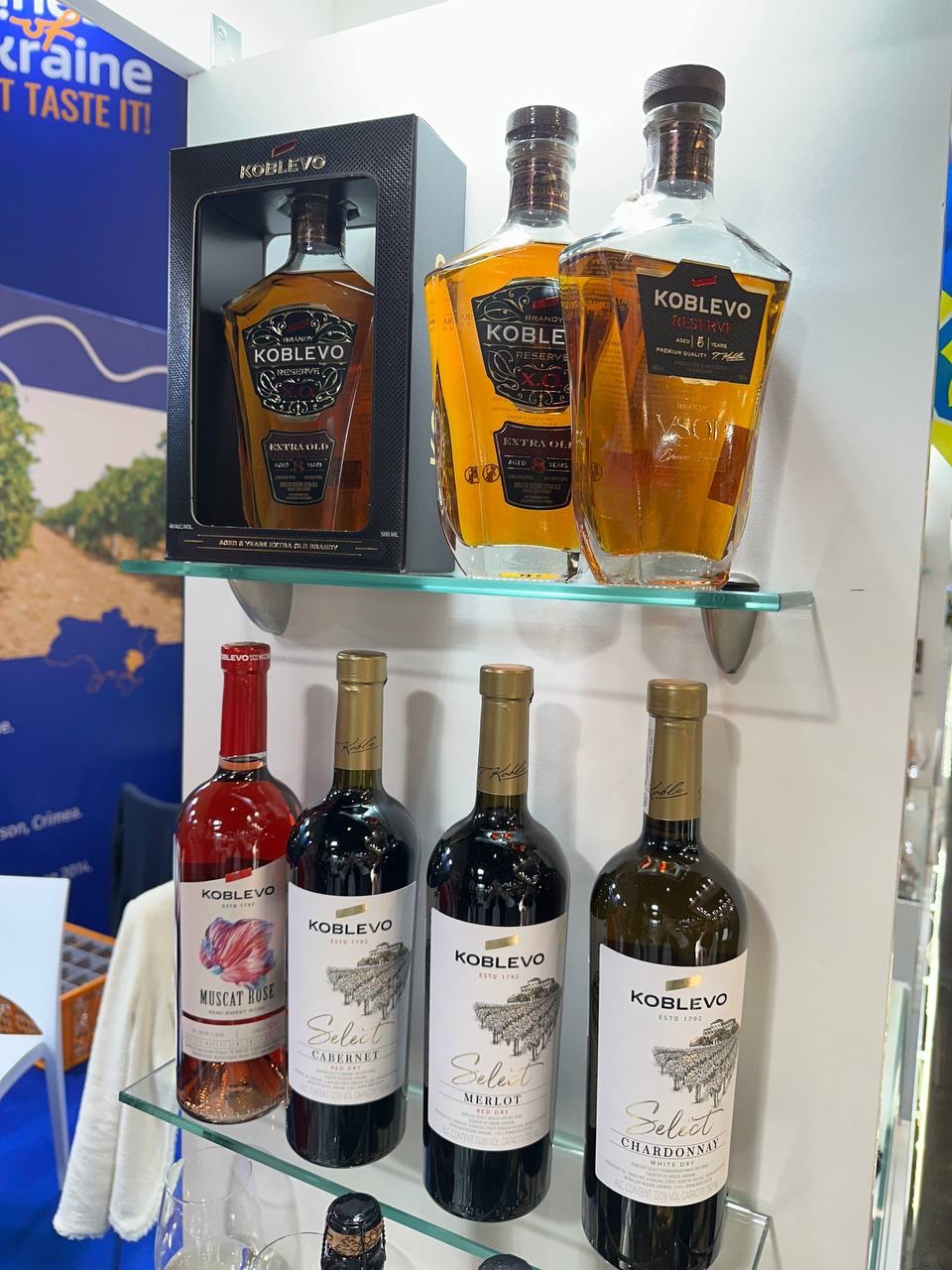 Вина та коньяки KOBLEVO на ProWein 2025 у Дюссельдорфі